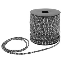 BOROCO Tent Guy Ropes,50M Reflective Camping Tent Guide Rope,4mm Thick 7 Core Paracord Rescue Tying Tent Lanyard Camping Rope for Outdoor Tent Windbreak (Silver)