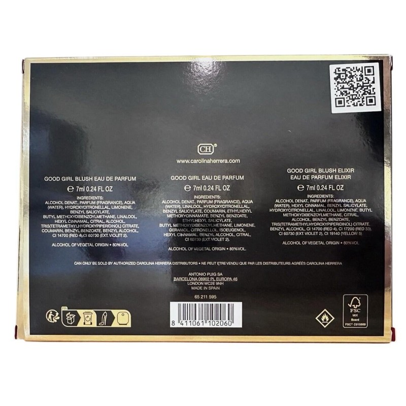 Carolina Herrera Good Girl Gift Set (3 X 0.24 Oz)
