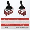 RVBOATPAT Waterproof Toggle Switch 12V Marine Boat Automotive Car SPST