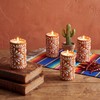 Lounsweer 4-Pack Mexican Talavera Candle Set - Scented Tequila Shot