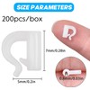 Quick Change Spinner Clevis - 200pcs Fishing Plastic Quick Snaps