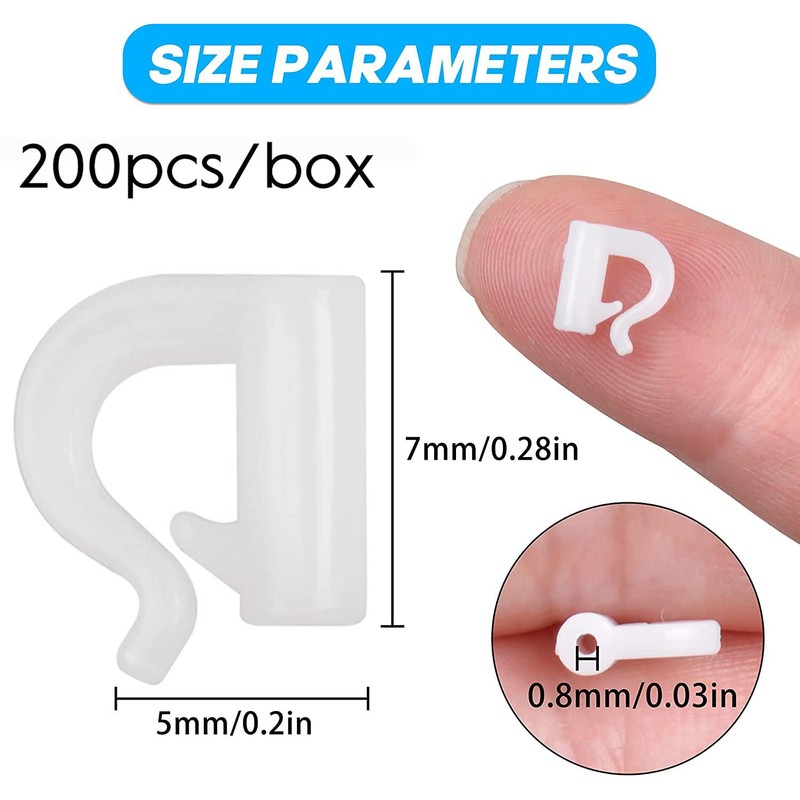 Quick Change Spinner Clevis - 200pcs Fishing Plastic Quick Snaps