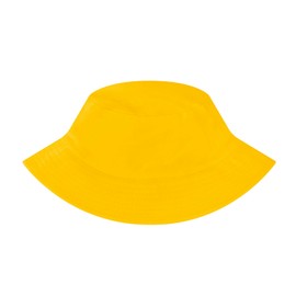 TopTie Classic Kids Cotton Bucket Hat Summer Outdoor UV Sun Protection Hat for Boys Girls-Yellow