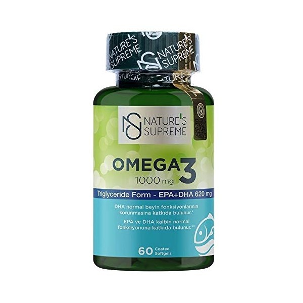 Nature's Supreme Omega 3 1000 Mg 60 Kapsül