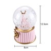 Musical Snow Globe Light Up Crystal Ball Music Box Automatic