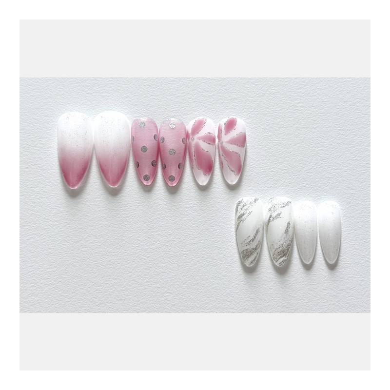 [Reverberation Scent] Handmade nail tips - Coffin Egg / [잔향