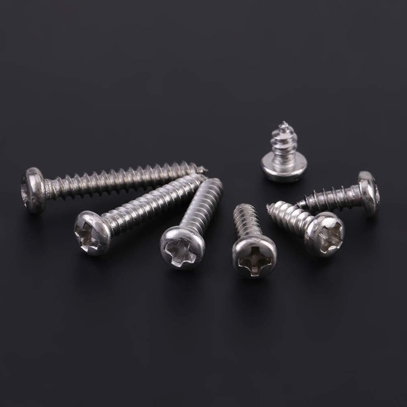 500PCS M3 Screws Assortment Kit,DIN Multi-Purpose Stainless Steel 304/ Carbon