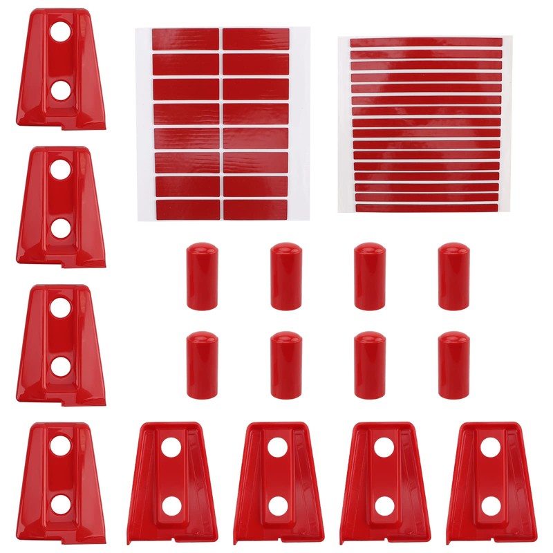 AUTOKAY Door Hinge Covers for Jeep Wrangler JK Unlimited 4-Door