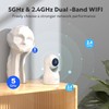 Indoor Security Camera 5MP, owltron 5GHz/2.4G WiFi Camera with IR