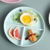 Tianlong 4Pcs Divided Dinner Plate, 9 inch Portion Control Plates,