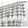 Householdfurnishing Embroidered Kitchen Window Pair Curtains Set Rod Pocket with
