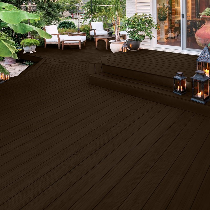 Olympic Maximum 1 gal. SC-1058 Oxford Brown Solid Color Exterior