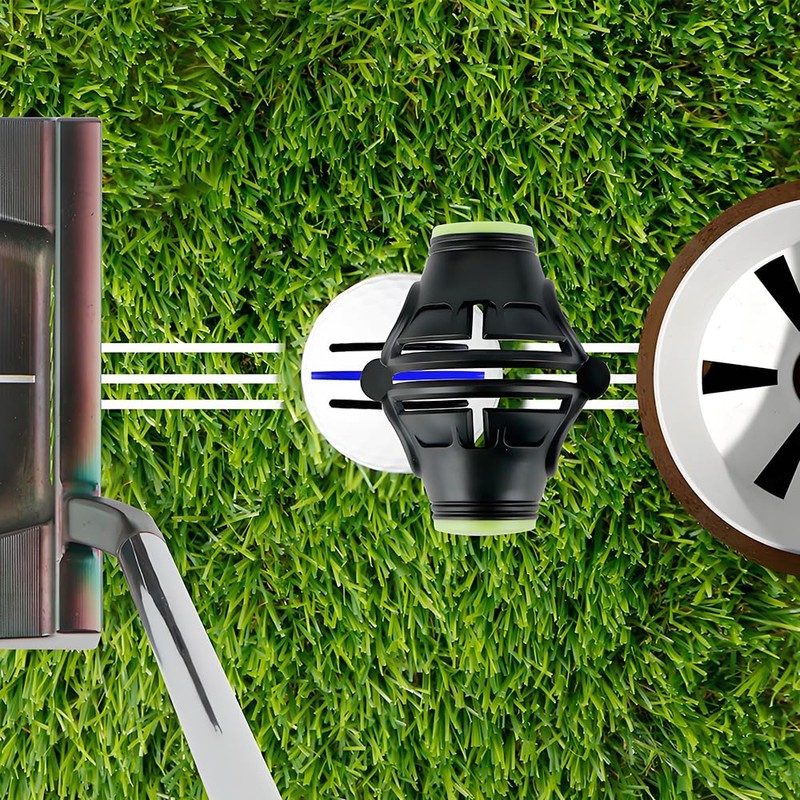 YINKE Golf Ball Marker, Triple 3 Line Golf Alignment Mark