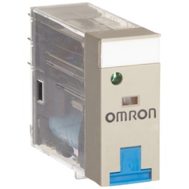 Omron G2R-1-SNDI DC24(S) General Purpose Relay, LED Indicator and Diode with Test Button, Plug-In Terminal Single Pole Double Throw Contacts, 21.6 mA Rated Load Current, 24 VDC Rated Load Voltage