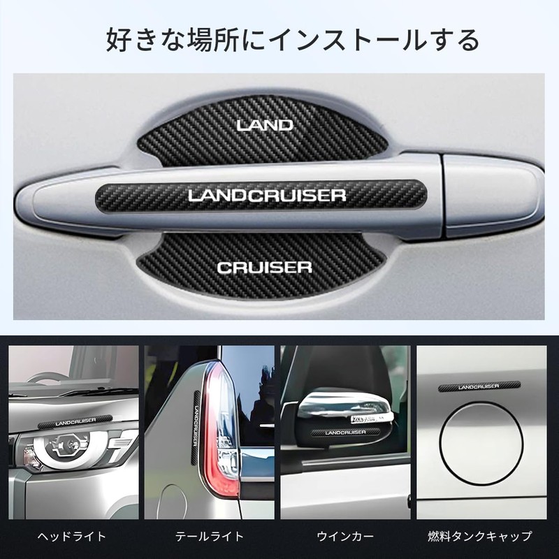 LUTU Door Handle Protector Parts, Land Cruiser 250, April 2024