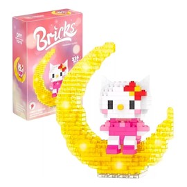 MR. GADGETS Figura Armable de Mini Bloques de Construcción 10cm, Mini Luz de Noche LED, Diferentes Personajes, Rompecabezas 3D, Juguetes para Niños, Minni, Regalo Ideal (Rosa 2)