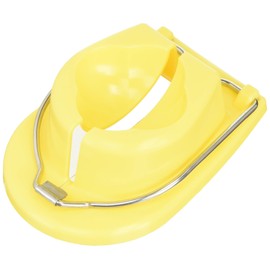 Oizumi Gosei Egg Half-Banko, Yellow, Width 3.3 x Length 4.7 x Height 1.5 inches (85 x 120 x 38 mm)