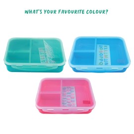 Polar Gear Lunch Box with A-Z Sticker Sheet, Polypropylene, 1 Liter, Mint/Teal