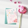 Daughter Birthday Cards - Sentimental Poem and Flowers