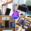 nuoku Passport Holder, RFID Blocking Passport Wallet with Zipper 2