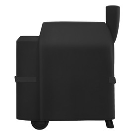 Heavy Duty Waterproof Wood Pellet Grill Smoker Cover, UV Resistant Full Length BBQ Grill Cover Compatible with BAC503 Traeger Pro 22 / Pro 575 Series, Lil' Tex Grill and More, All Weather Protection