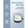 Case for QCY Buds ANC Earbuds, WUNIAK Soft Silicone Protective
