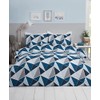 Rapport Home Rapport LEO Geometric Reversible Single Duvet Cover Set,Navy,