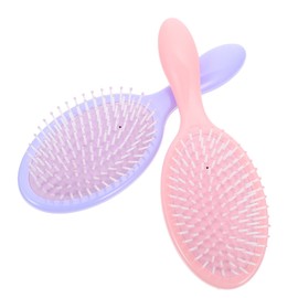 SAFIGLE 2Pcs Massage Combs for Women Ergonomic Detangling Hair Brushes Static Hairbrushes for Curly Hair Scalp Massage Travel Friendly