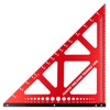 MUWOOD Precision Triangle Square 18 inch, Imperial Scale Framing Square