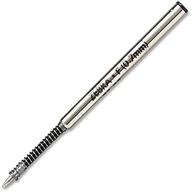 Zebra Pen F-Series Stainless Steel Ballpoint Refill, Assorted Ink Colors, 1.0mm Medium Point, Smooth Writing for Everyday Use (85412)