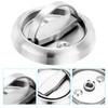PATIKIL Recessed Door Handles, 2 Pcs Round Flush Pulls Stainless