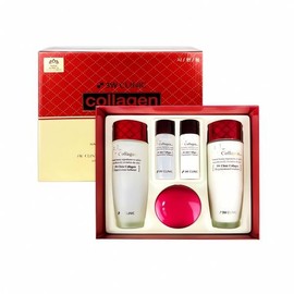 3W Clinic Collagen Skin Set Skin Moisturizing Soothing Elasticity Youth Restoration Ingredient Essence Shampoo Mask Cash on Delivery or Payment upon Order / 3W 클리닉 콜라겐 스킨세트 피부 보습 진정 탄력 젊음 회복 성분 에센스 샴푸 마스크 착불 또는 주문시 결제