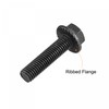 uxcell M10-1.5x40mm Hex Serrated Flange Bolts 10.9 Grade Carbon Steel