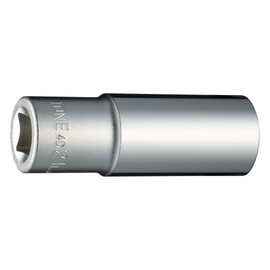 TONE Deep Socket (12 Square) 4D-21L Insertion Angle 0.5 inch (12.7 mm) (1/2 inch), Double Side Width 0.8 inch (21 mm)