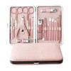 Eagle One Nail Clipper Set 18 Pieces with Toenail Clipper, Cuticle Remover, and Nail Organizer
