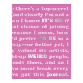 Knock Knock It's OK to Be Weird Journal