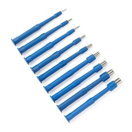 MedBlades Box of 10 Disposable Biopsy Punch, Sterile Biopsy Dermal Punch for Piercing, Stainless Steel Skin Piercing Tool with Protective Handle (4 MM)…