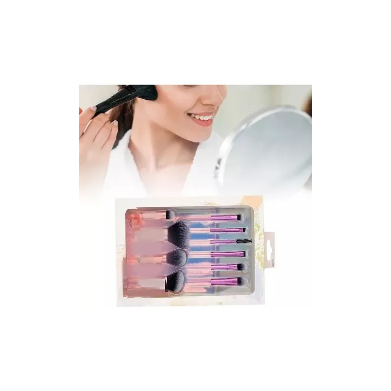 Set De Mini Brochas De Maquillaje Para Cosméticos De Viaje