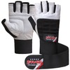Farabi Weight Lifting Gym training Gloves Real Leather with 4