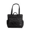 Lug Cabby SE Tote Bag, BLACK SILVER STITCH
