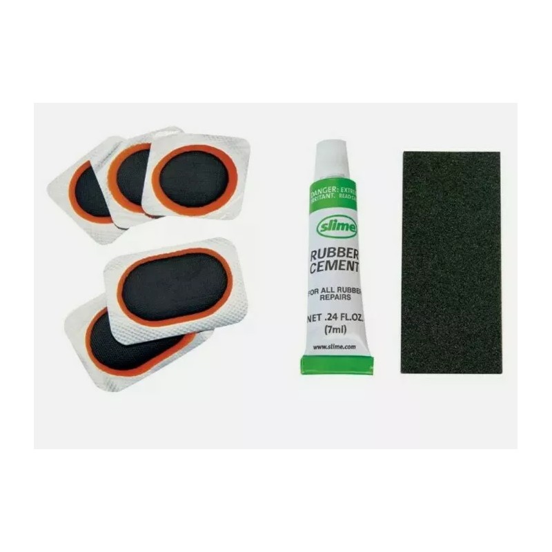 Slime Rubber Bike Tire Patch Kit Green