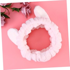 FOMIYES Face Washing Hair Cute Headband for Washing Face Hair Hoop Girls Spa Kit Animal Ears Shower Hairband Headband Spa Disposable Towels Headbands Bow Tie Child Hair Accessories