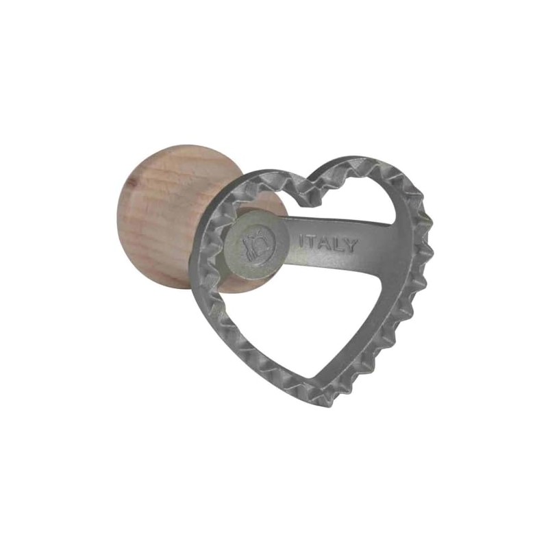 Tredoni 5.5cm Heart Shape Ravioli Pasta/Dough Stamp Cutter, Cookie Stamp