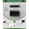 EXTCCT Wall Mount Pool Stick Holder - Billiards Pool Cue