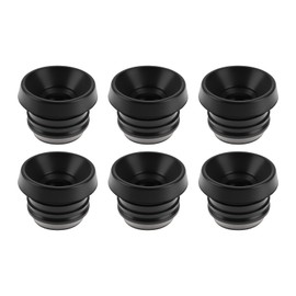 Be In Your Mind 6Pcs Engine Valve Cover Gasket Car Radiator Coolant Filler Neck Cover Compatible with Volkswagen Compatible with Touareg Black