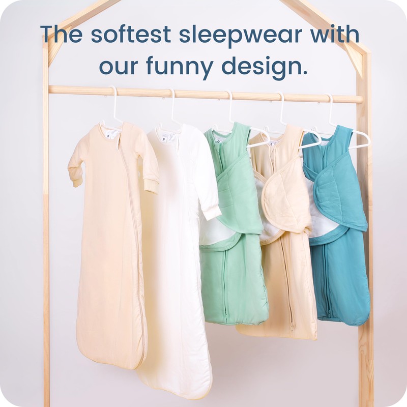 TOTBASIC Baby Swaddle Blanket 3-6 Months, 1.0 TOG 3-Way Adjustable