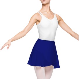Arabesque Women's Ballet Wrap Skirt Ballet Skirt 2007, blue