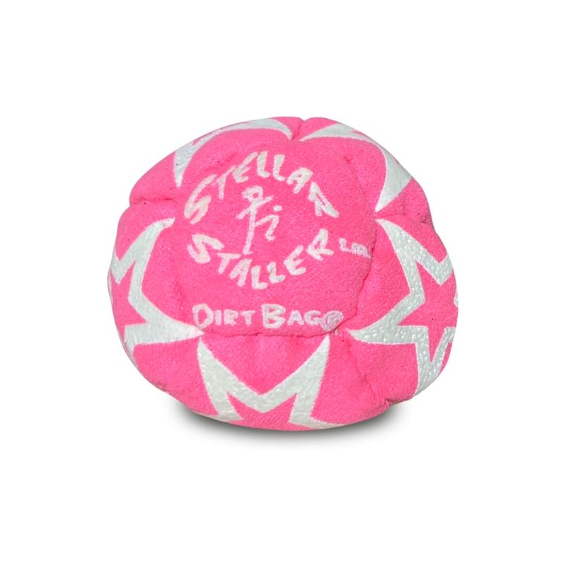 DIRTBAG Stellar Staller Glow in The Dark 12-Panel Footbag, Hand-Stitched,