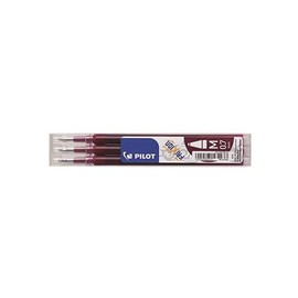 PILOT Frixion Ball BLS-FR7 Rollerball Pen - Medium Point - Burgundy (Pack of 2)