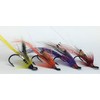 BestCity Fly Fishing Salmon Flies Ally's Set Double Hooks sizes